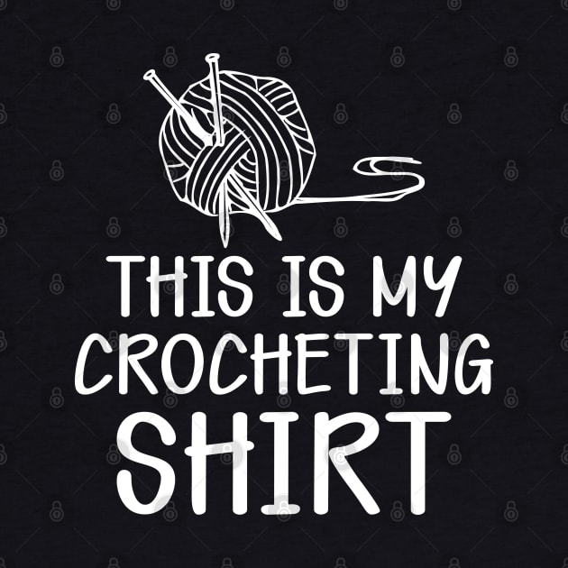Crochet - This is my crocheting shirt w by KC Happy Shop